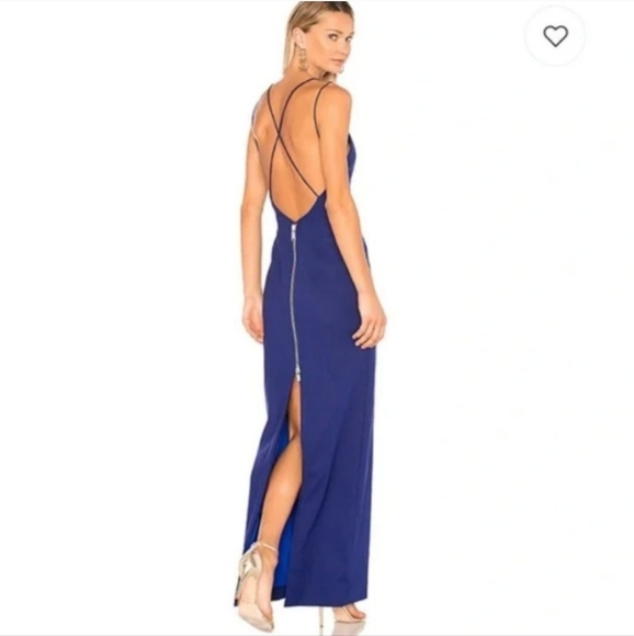 4. NWT NBD X REVOLVE BRAX GOWN IN COBALT BLUE SIZE XS - Picture 1 of 9